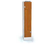 Cloakroom locker Z-shaped doors ALDERA 1920 x 400 x 500